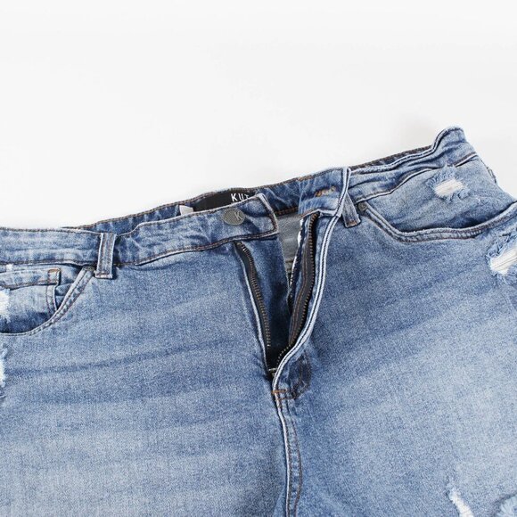 Kut from the Kloth Light Wash High Rise Shorts - 16W - Picture 5 of 9